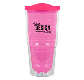 24 oz. Insulated Tumbler - Color: Pink / Pink