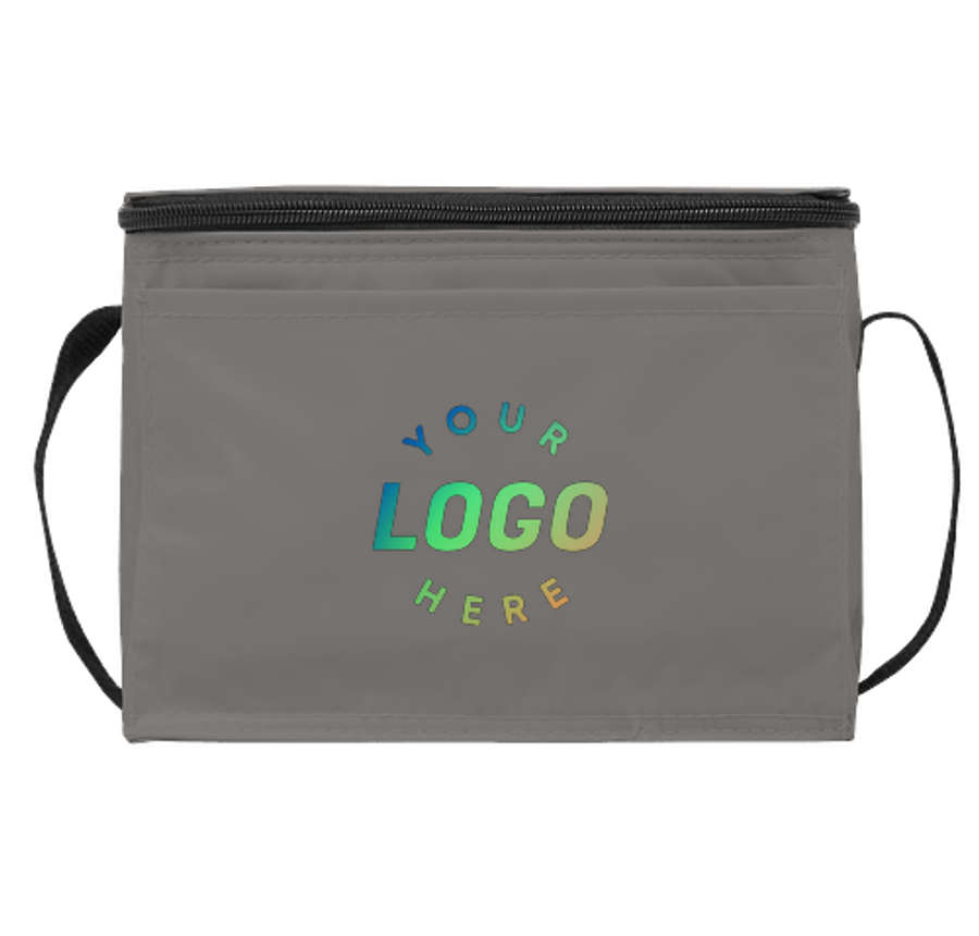 KoozieĀ® Six-Pack Lunch Cooler in Gray