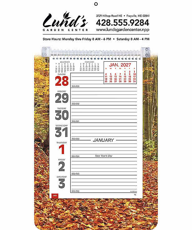 Promotional Weekly Memo Calendar