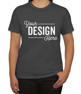Port & Company Women's Core Cotton T-shirt - Color: Charcoal
