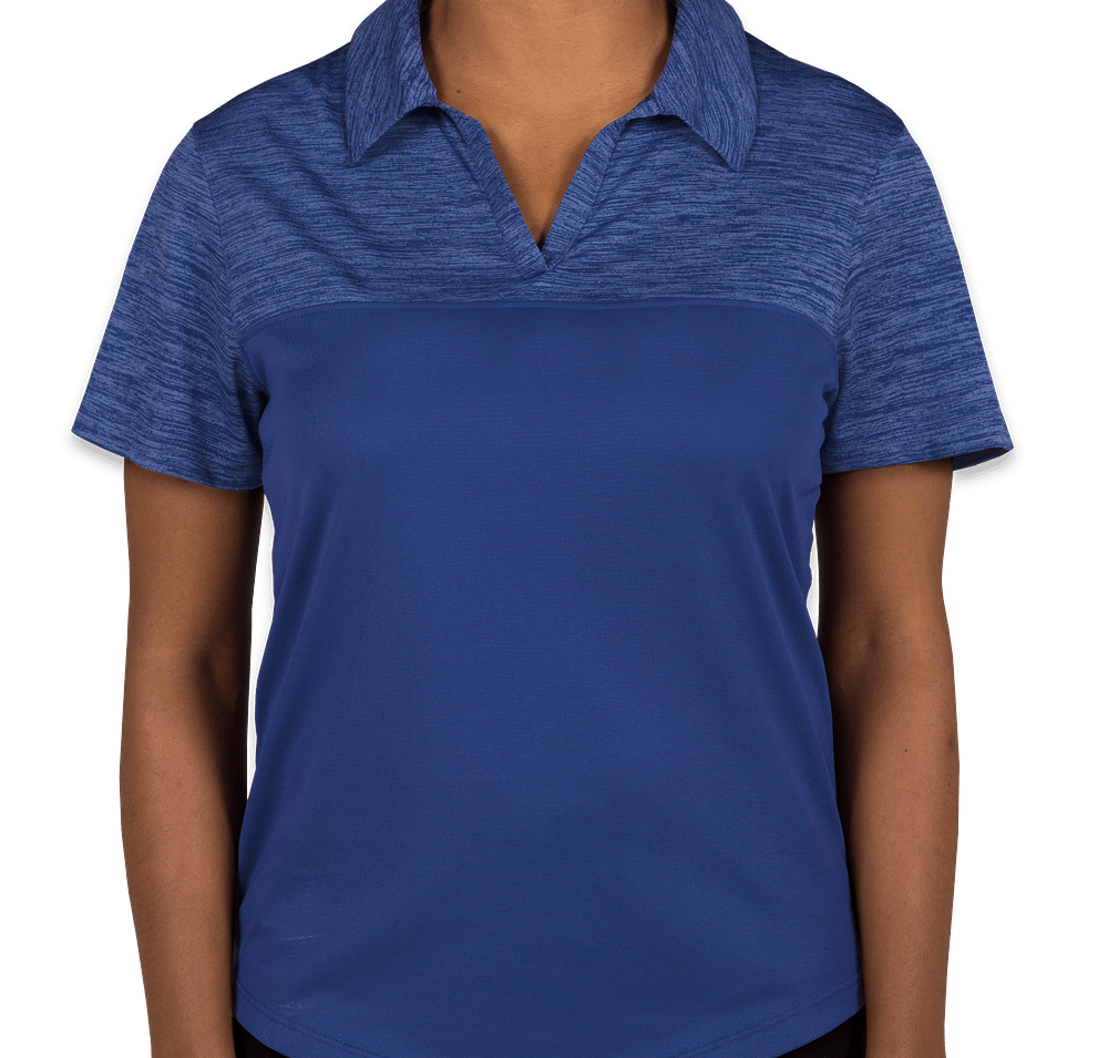 Augusta Women's Tonal Heather Performance Polo-default