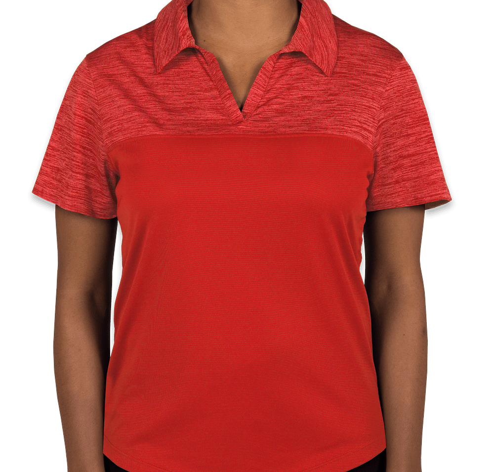 Augusta Women's Tonal Heather Performance Polo-default