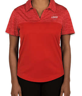Augusta Women's Tonal Heather Performance Polo