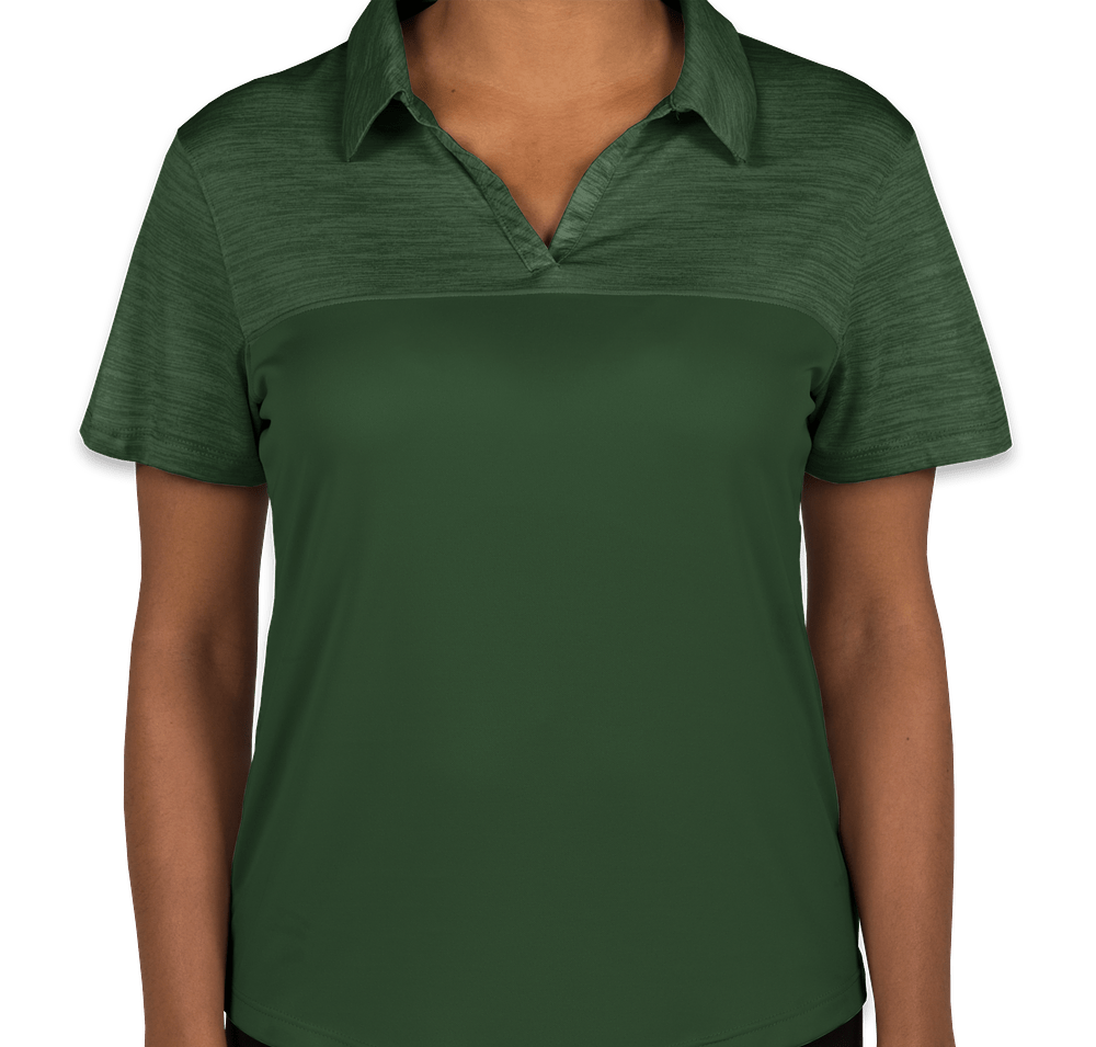 Augusta Women's Tonal Heather Performance Polo-default
