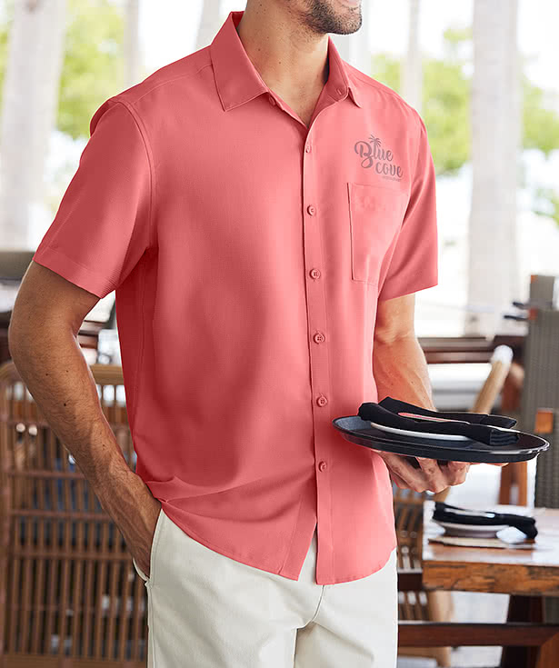 Port Authority Dockside Easy Care Short Sleeve Work Shirt
