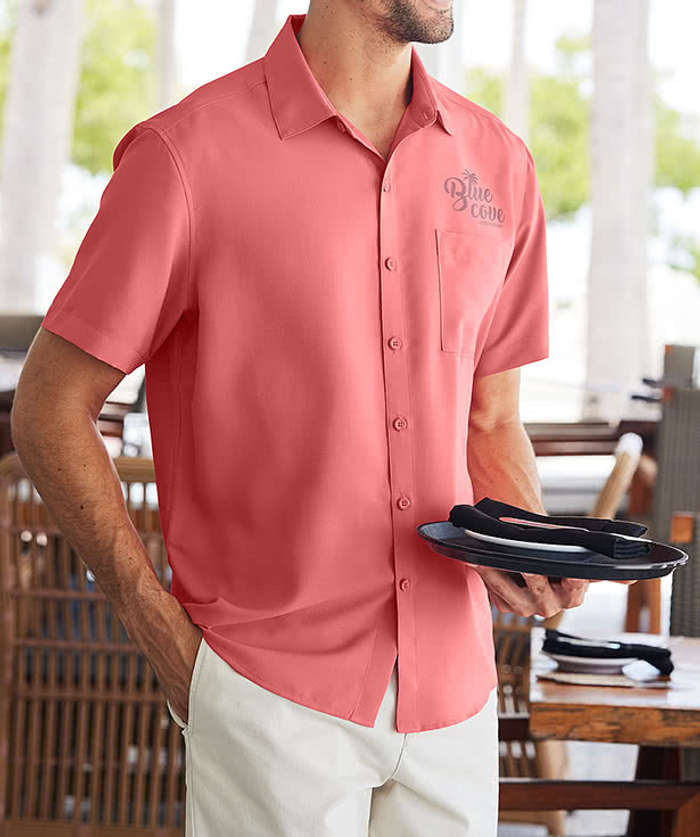 Port Authority Dockside Easy Care Short Sleeve Work Shirt