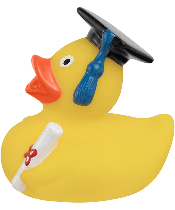 Education Graduation Rubber Duck