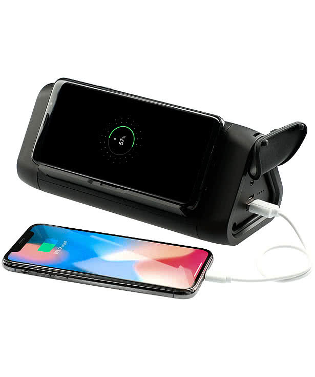 High Sierra Outdoor Portable Waterproof Speaker and Wireless Power Bank