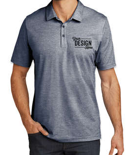 TravisMathew Oceanside Heather Performance Polo - Color: Blue Nights Heather