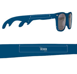 Malibu Bottle Opener Sunglasses - Color: Royal Blue