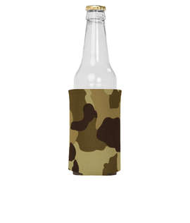 Foldable Bottle Cooler - Color: Tan Camo