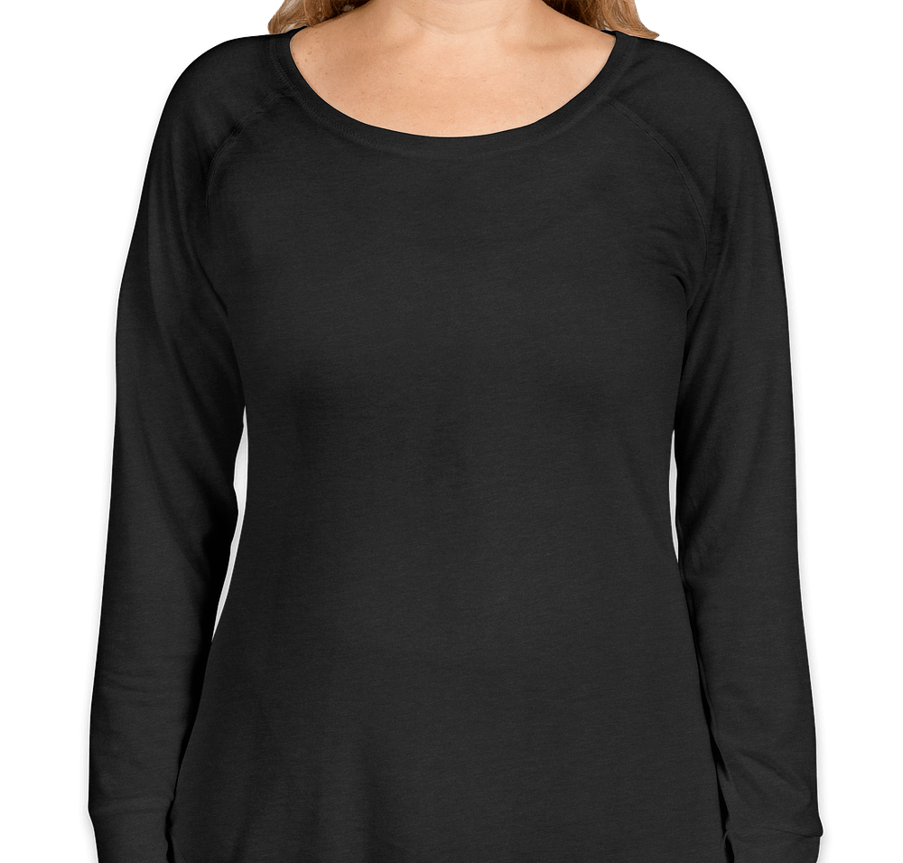District Women's Tri-Blend Long Sleeve Tunic T-shirt-default
