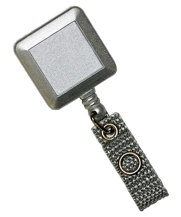 Silver Tract Retractable Badge Holder