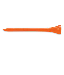 Birch Wood 3-1/4" Golf Tees - Color: Orange