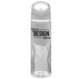 28 oz. Geometric Tritan™ Water Bottle - Color: Clear