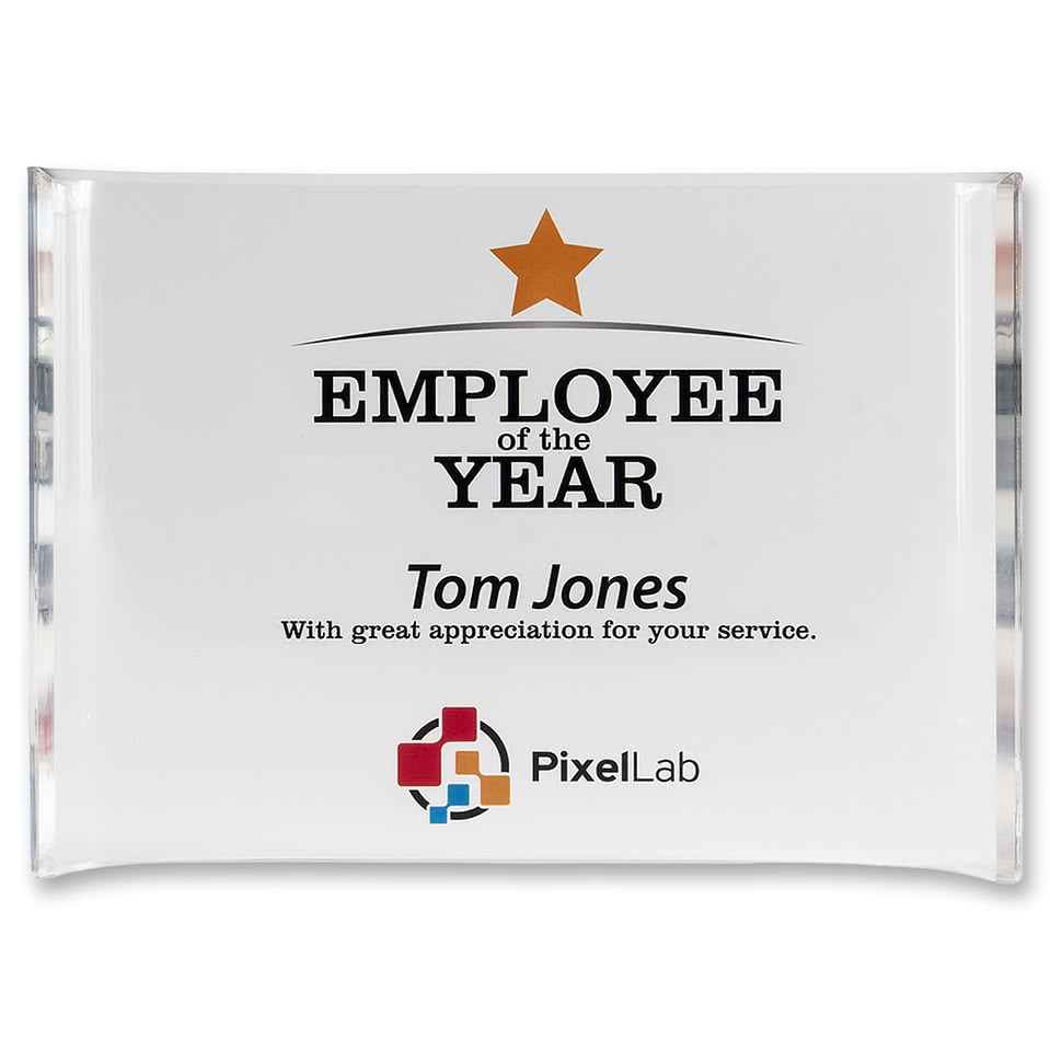 Acrylic Crescent (7x10)