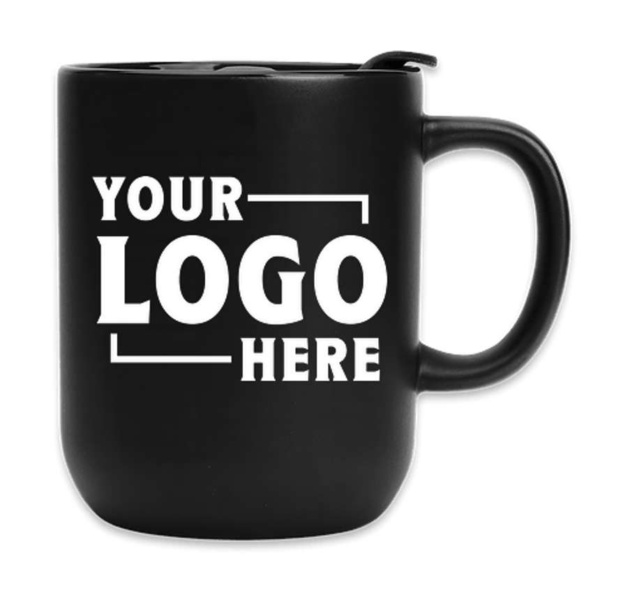 14 oz. Michigan Ceramic Mug in BLACK