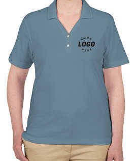 Devon & Jones Women's Pima Pique Polo - Color: Slate Blue