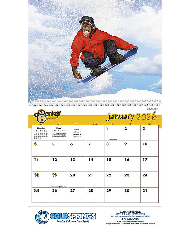 Monkey Business Calendar