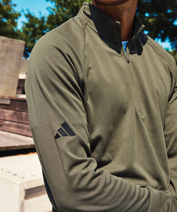 Adidas Club Recycled Quarter Zip Shirt