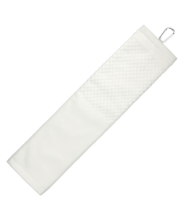 Tri-Fold Cotton Scrubber Golf Towel