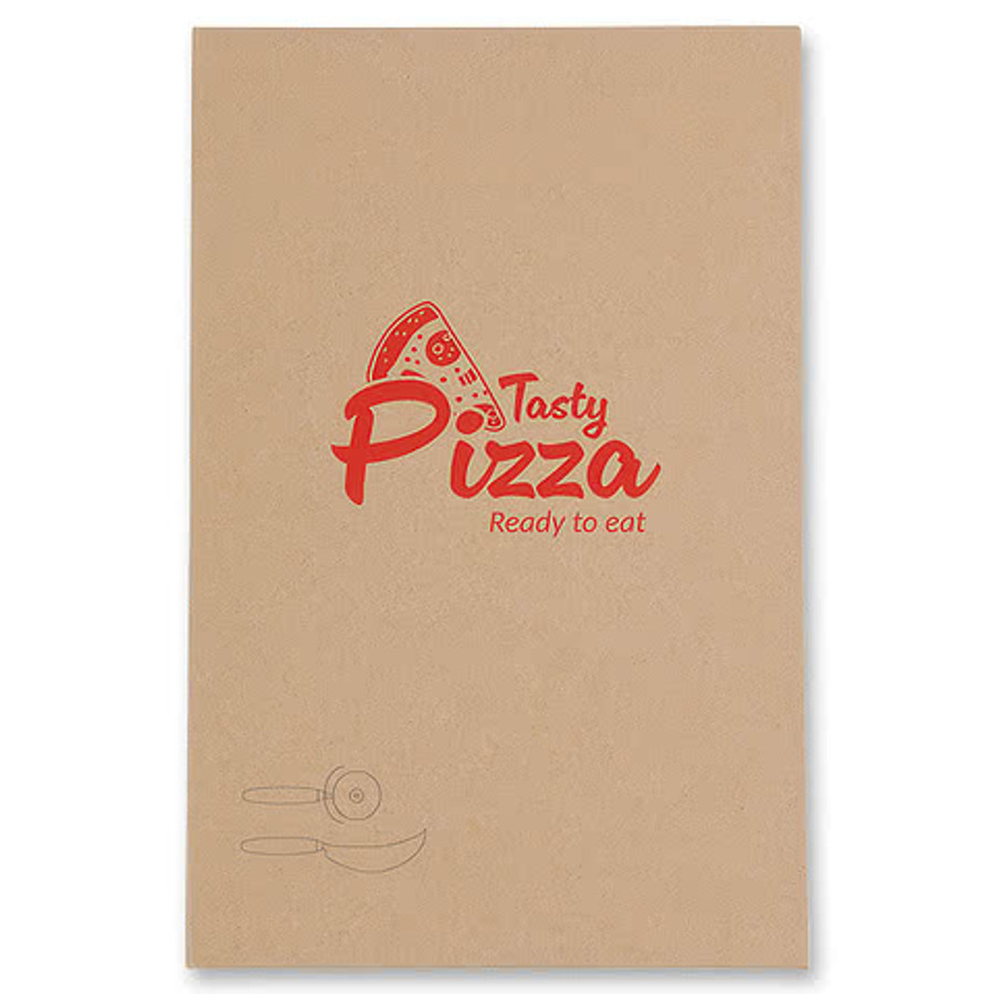 Tuscany 2-Piece Pizza Cutter Set in Brown