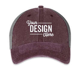 Legacy Dashboard Trucker Hat - Color: Burgundy / Grey