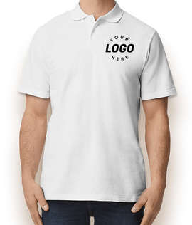 Gildan Softstyle Pique Polo - Color: White