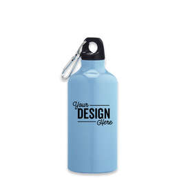17 oz. Shorty Aluminum Water Bottle - Color: Light Blue
