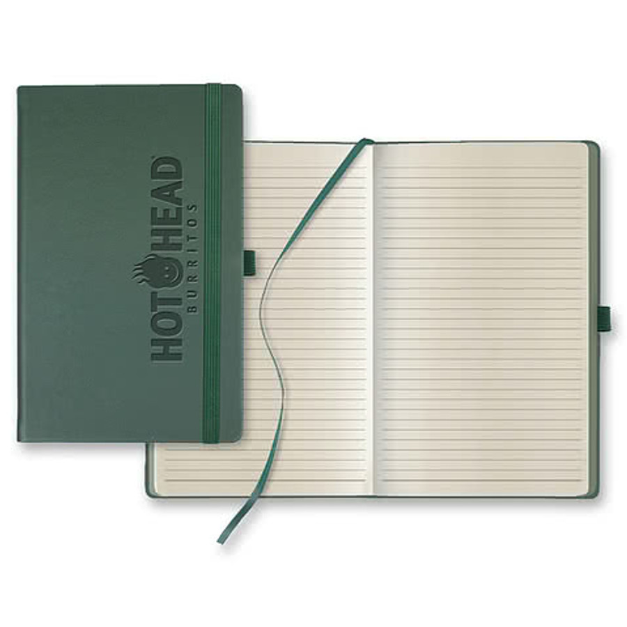 Castelli Debossed All Color Medio Lined Hard Cover Notebook