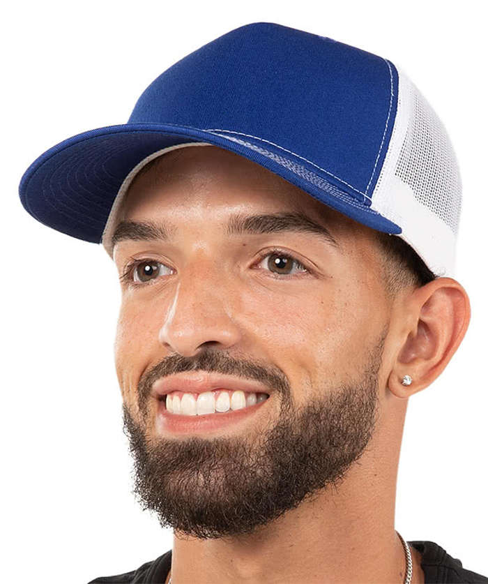 Port Authority Five-Panel Snapback Trucker Hat - Embroidered