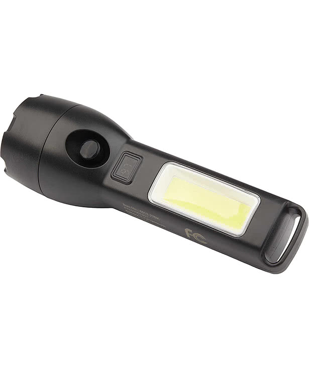 Solar Powered Rechargeable COB Flashlight