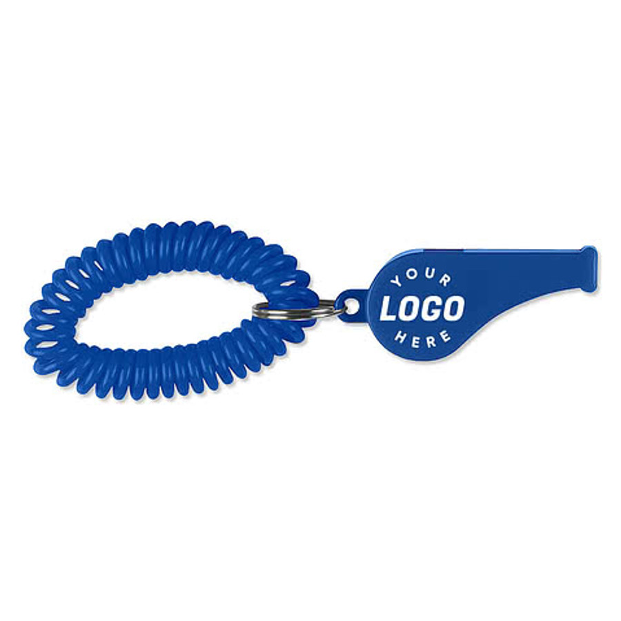 Coil Whistle Keychain Bracelet