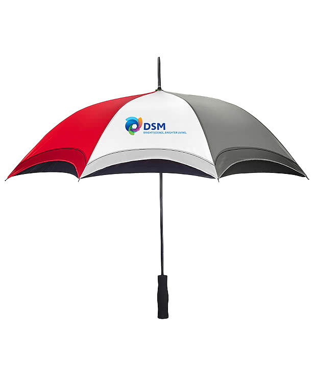 46" Arc Auto Open Rainbow Umbrella
