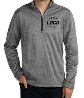 Adidas Brushed Terry Heather Quarter Zip Pullover