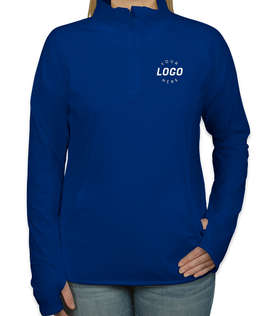 Sport-Tek Women's Performance Half Zip Pullover - Color: True Royal