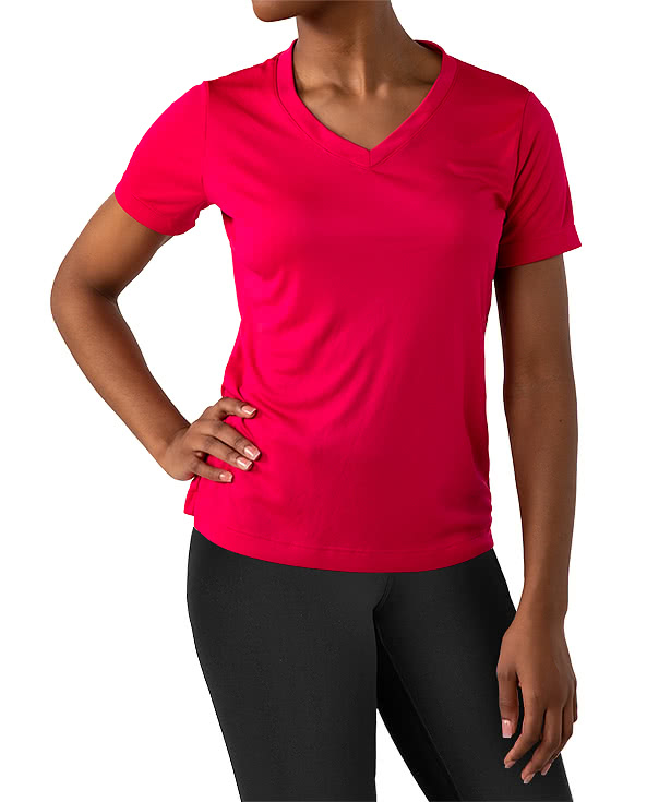 Sport-Tek Women's Competitor V-Neck Performance Shirt