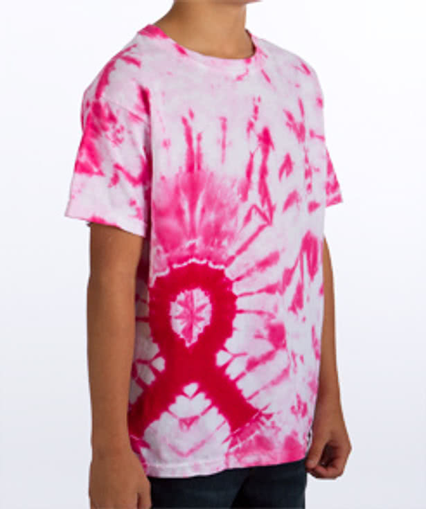 Dyenomite Youth Charity Ribbon Tie-Dye T-shirt