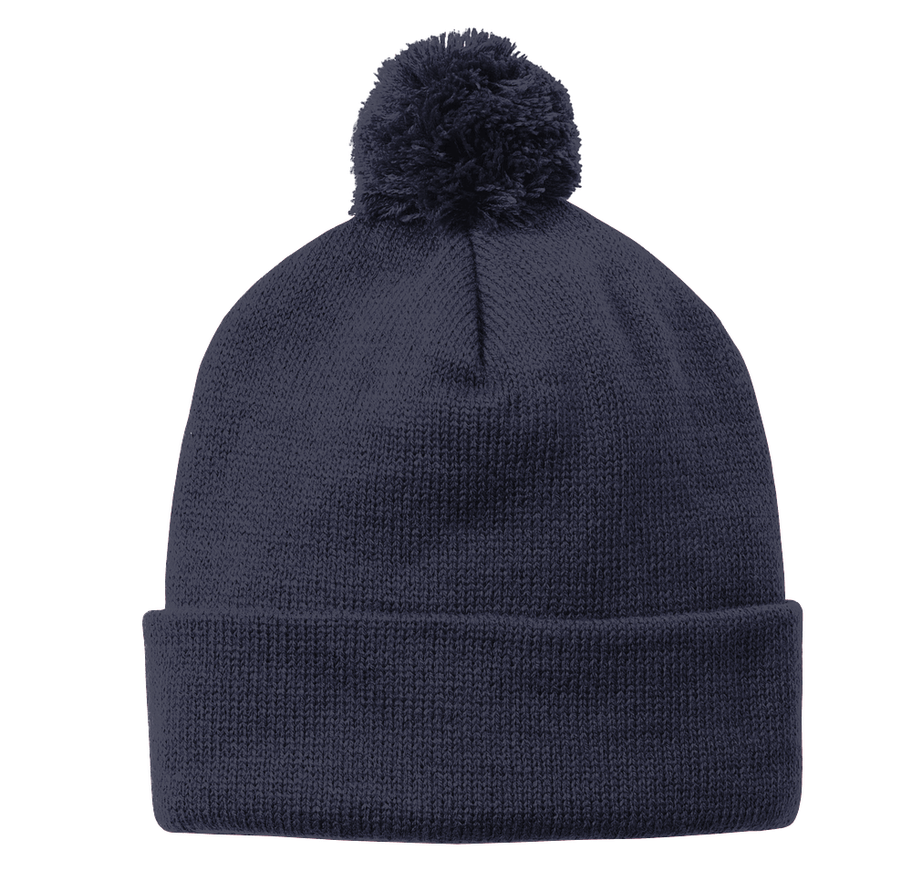 Sport-Tek Solid Pom Pom Beanie-default