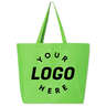 Jumbo Gusseted Cotton Canvas Tote Bag