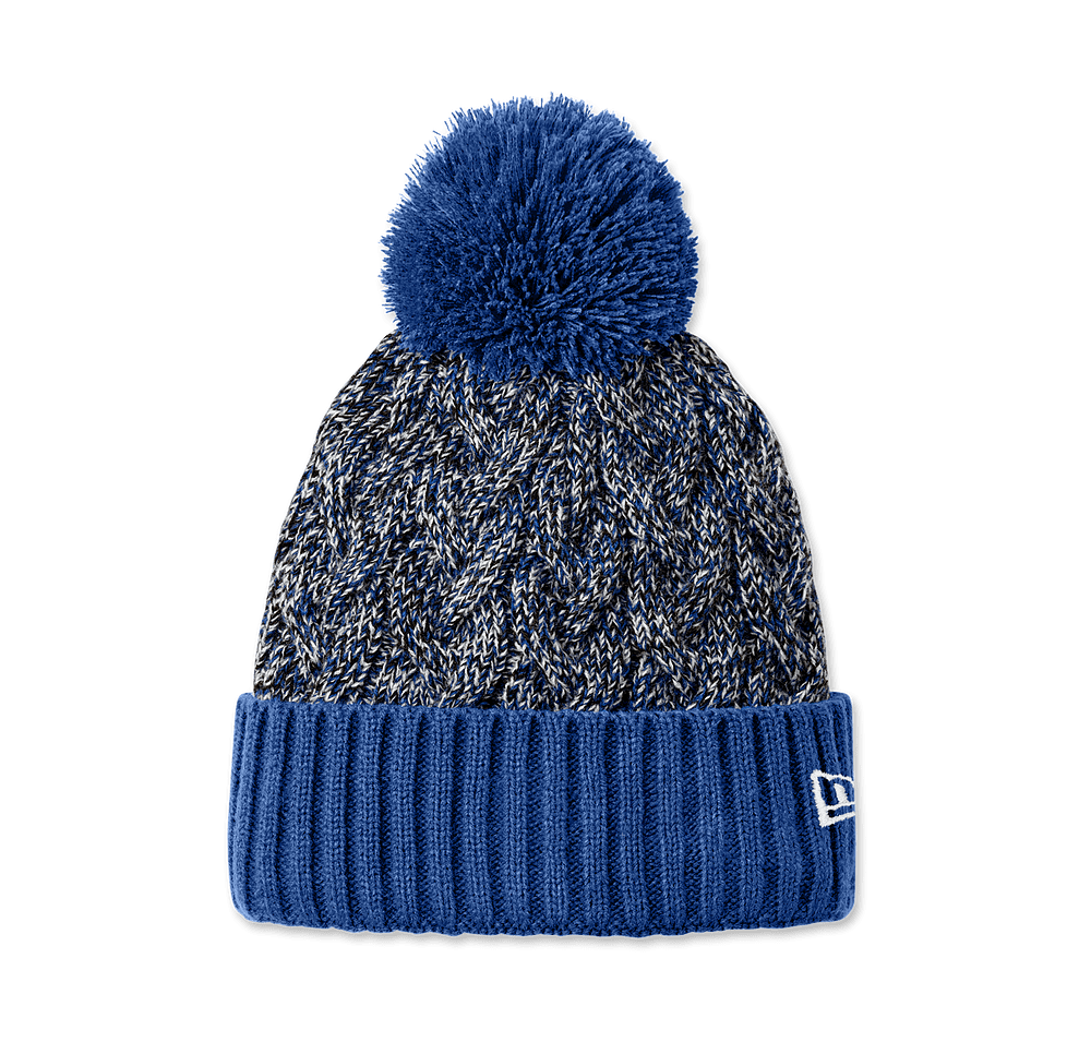 New Era Marled Knit Pom Pom Beanie-default