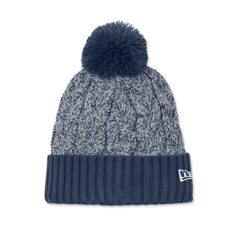 New Era Marled Knit Pom Pom Beanie-default