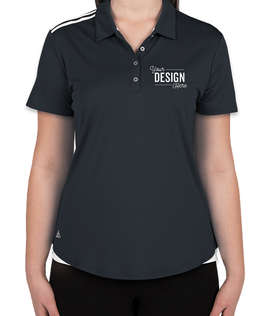 Adidas Women's Climacool 3-Stripes Shoulder Polo - Color: Navy