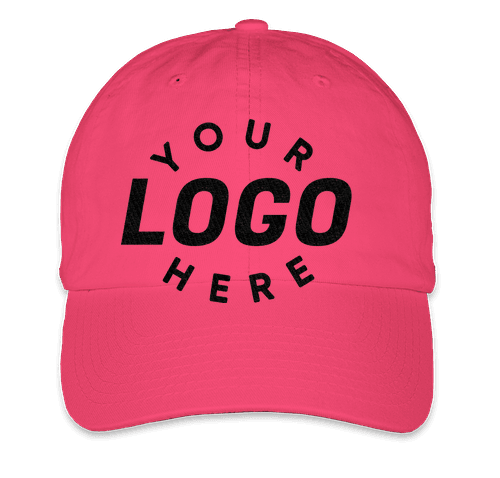 Sample Bayside USA Made Cotton Twill Hat Bright Pink