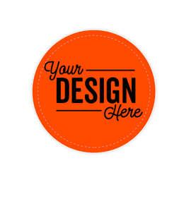 Full Color 3 in. Circle Magnet - Color: Orange