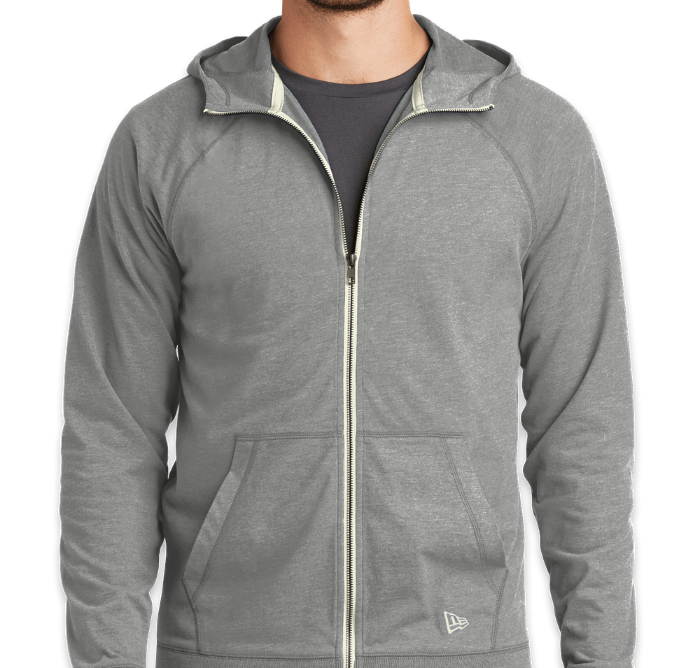 New Era Sueded Full Zip T-shirt Hoodie-default