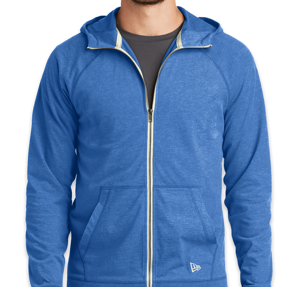 New Era Sueded Full Zip T-shirt Hoodie-default