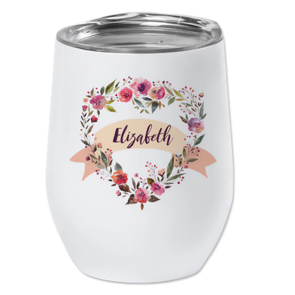 Full Color 12 oz. Insulated Travel Tumbler