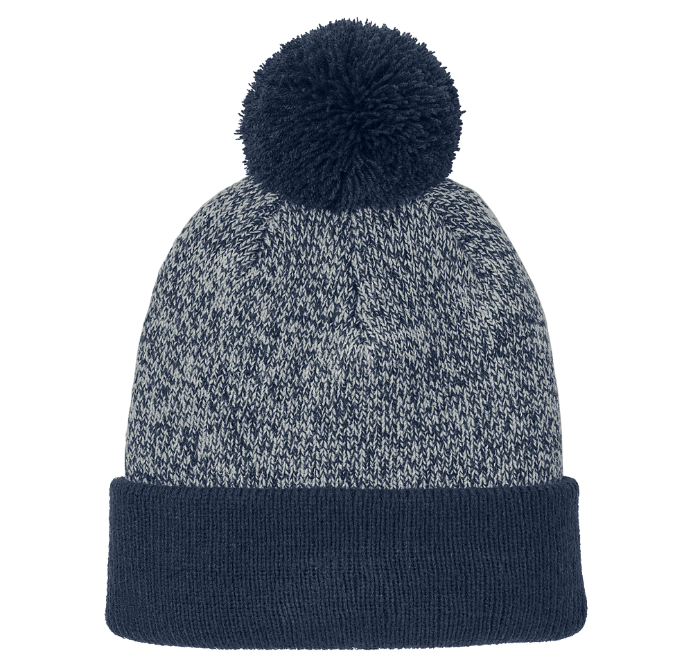 Sport-Tek Halftime Heather Pom Pom Beanie-default