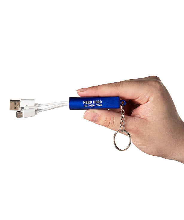 Laser Engraved Light Up Logo 5V Charging Cable Set
